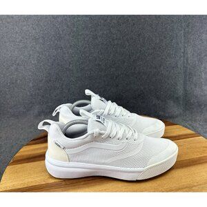 Vans Shoes Mens 5.5 Womens 7 UltraRange Sneakers White Mesh Lace Up Low 500383